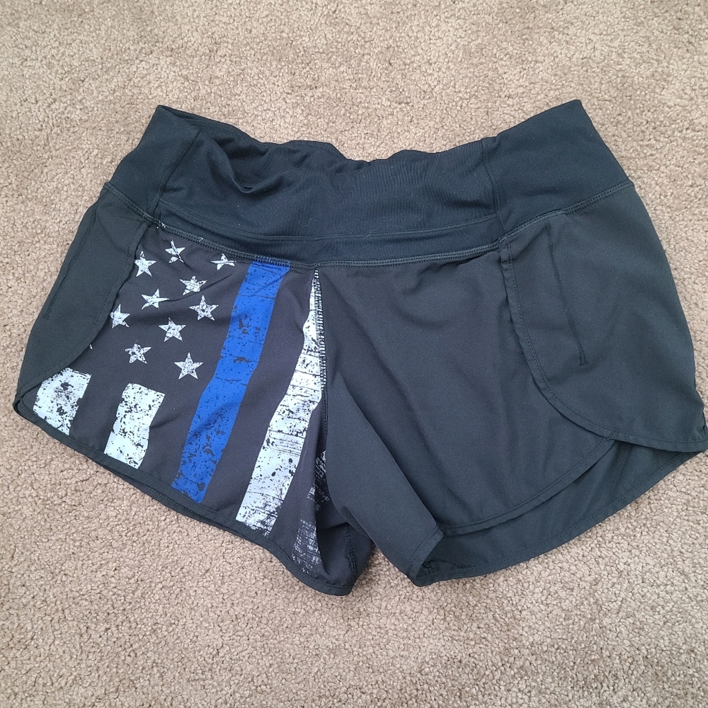 Born Primitive Blue Line Free Flow Shorts